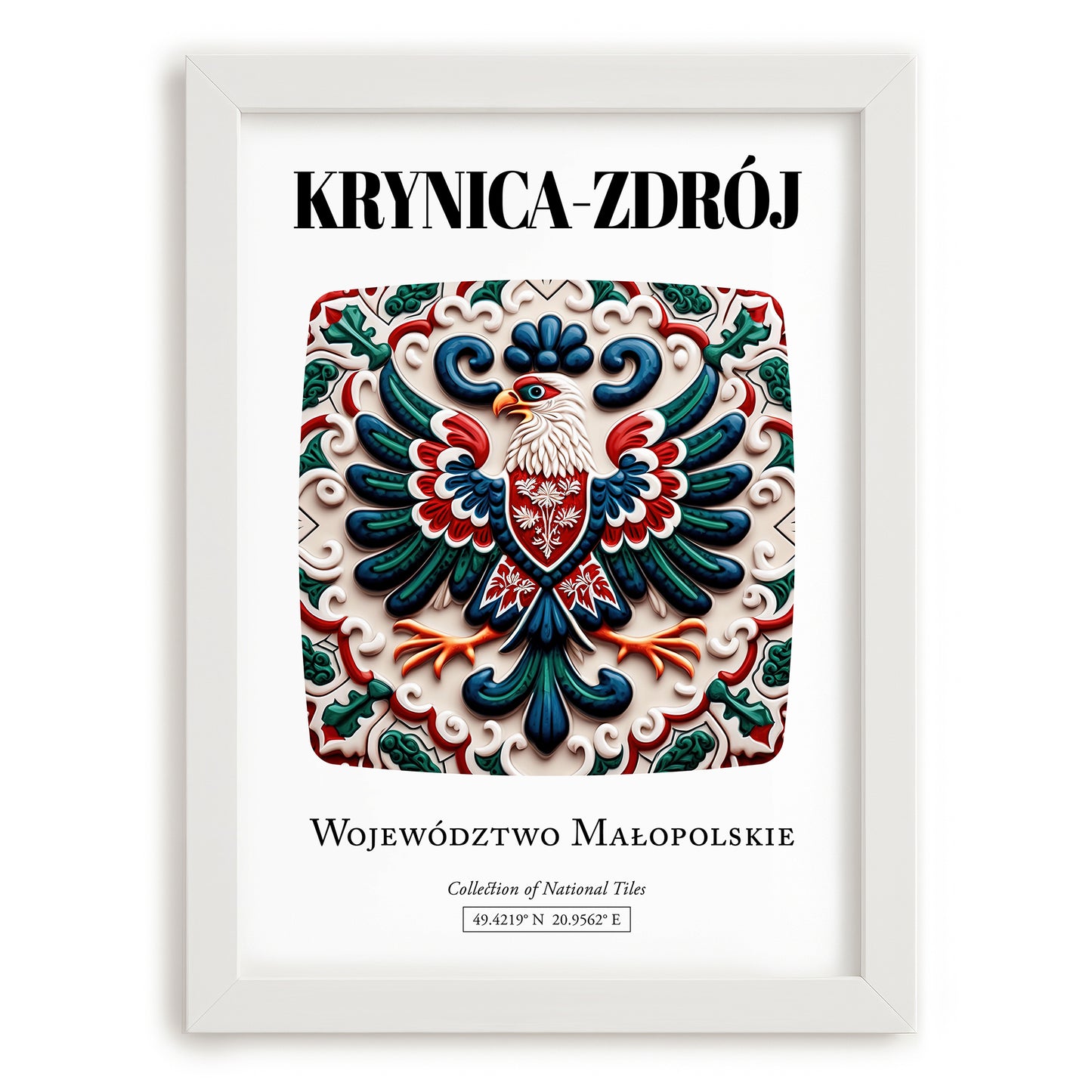 Krynica-zdrój, Poland – Dream Destination Decor, placed in minimal white frame