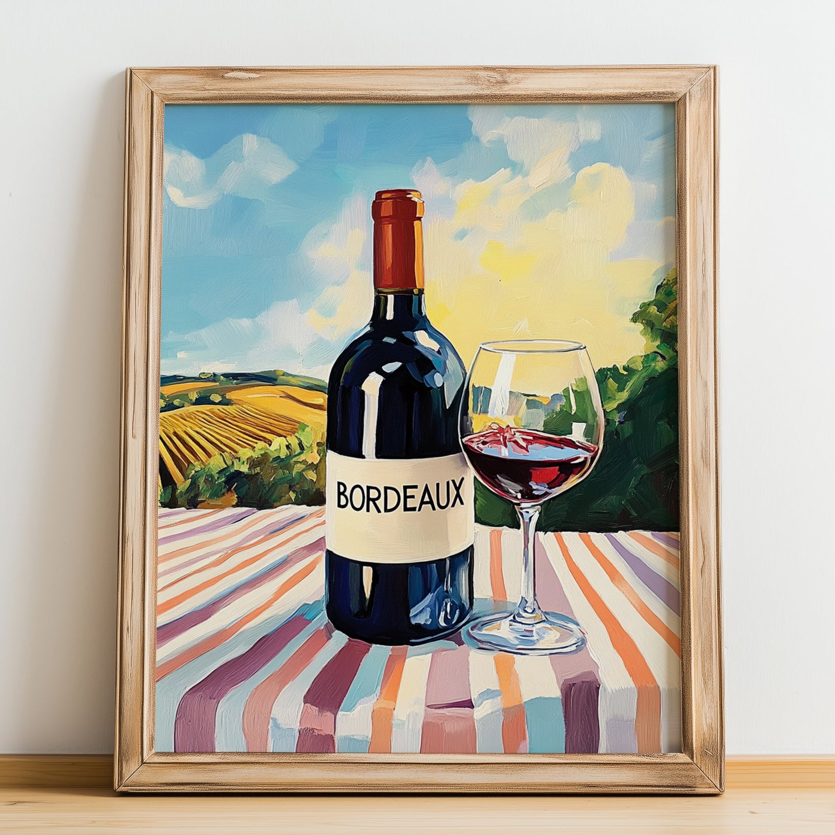 French Drinks — Oil Painting Series