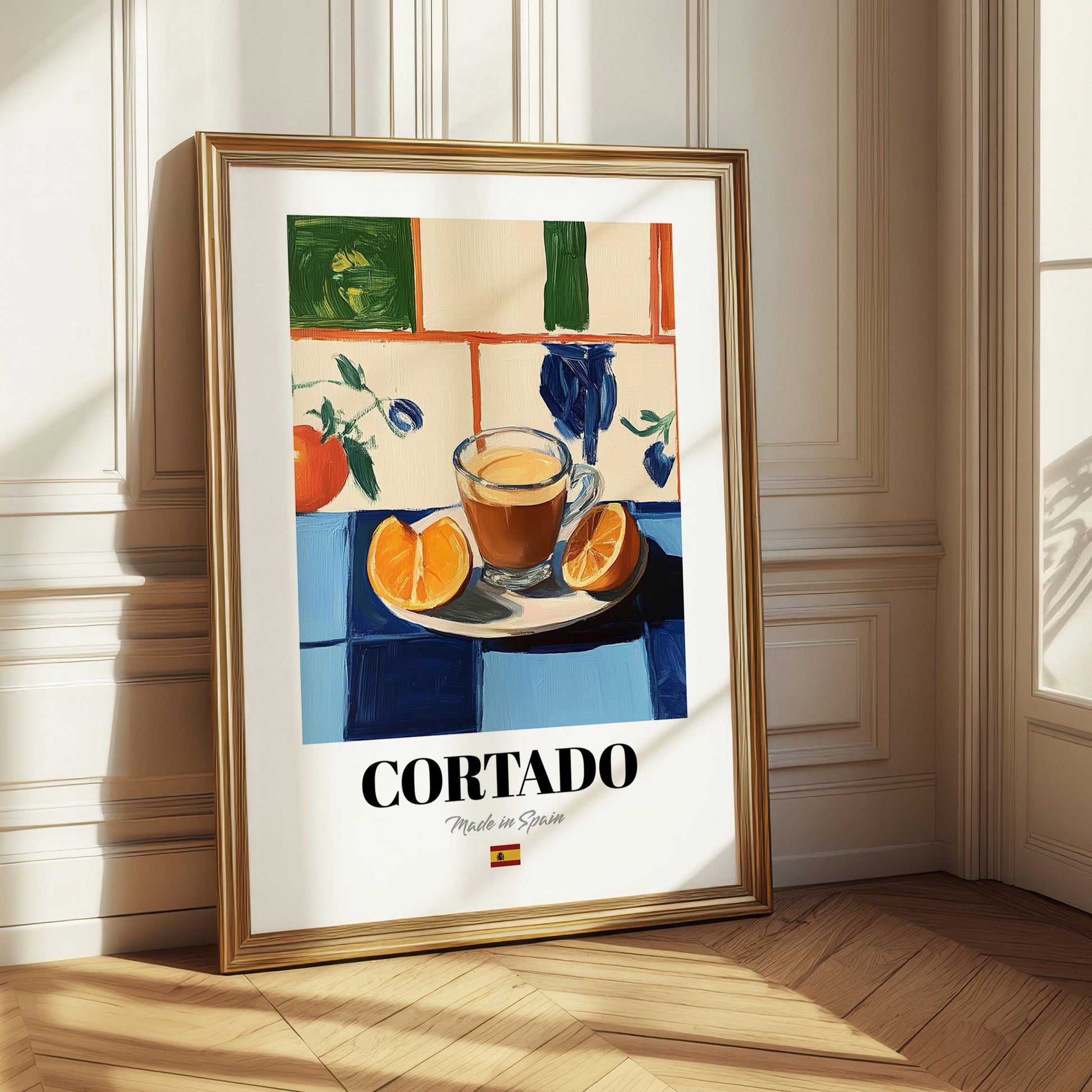 Cortado – Spanish Coffee, Konditorei Print