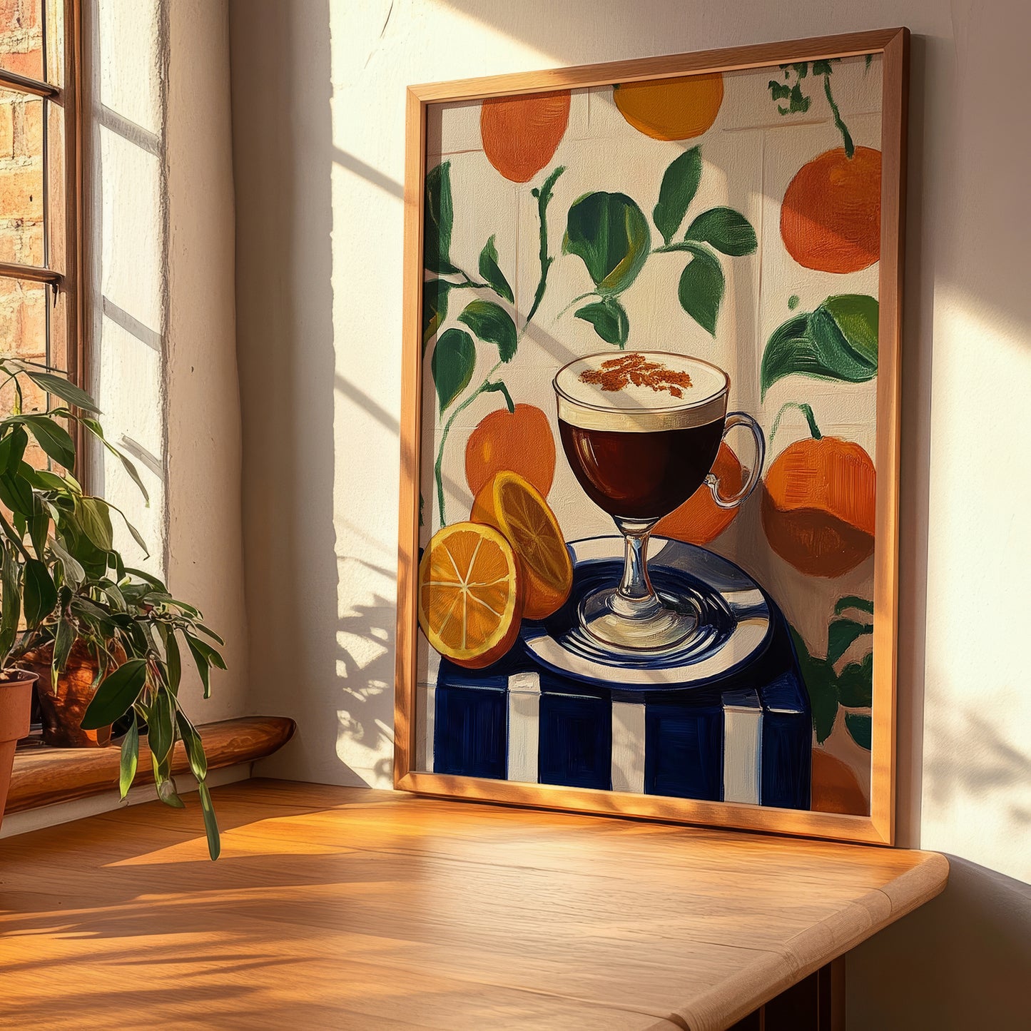 Carajillo – Spanish Coffee, Espresso Bar Print, clean layout with no caption