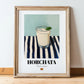 Horchata – Spanish Beverage Drink, Hotel Lobby Poster, in wooden frame leaning on the floor