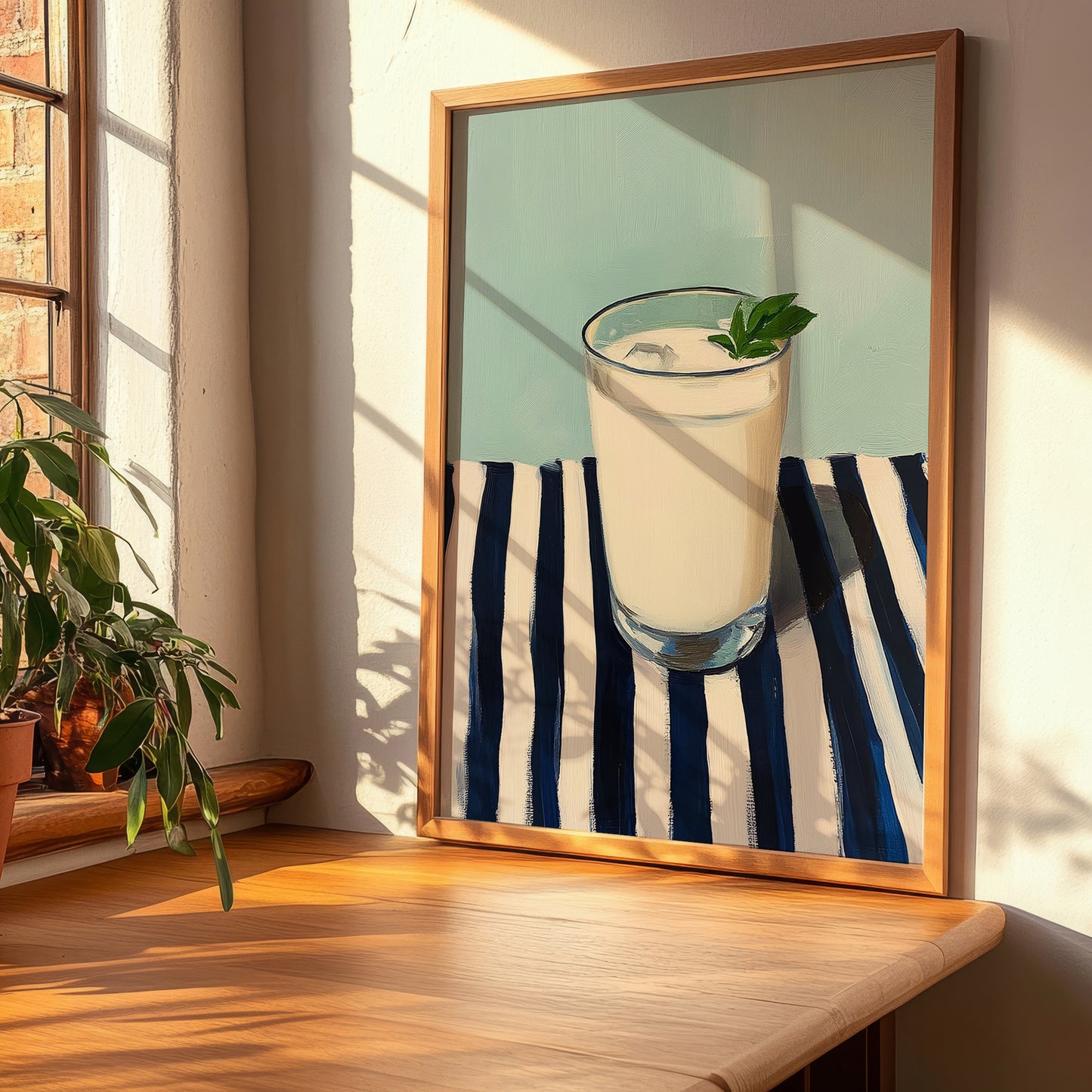 Horchata – Spanish Beverage Drink, Hotel Lobby Poster, clean layout with no caption