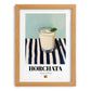 Horchata – Spanish Beverage Drink, Hotel Lobby Poster, set in oak frame