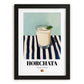 Horchata – Spanish Beverage Drink, Hotel Lobby Poster, in sleek black frame