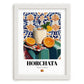Horchata – Spanish Beverage Drink, Cocktail Lounge Art, placed in minimal white frame