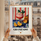 Granizado – Spanish Beverage Drink, Jazz Bar Wall Art, styled in a charming Paris street view