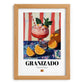 Granizado – Spanish Beverage Drink, Jazz Bar Wall Art, set in oak frame