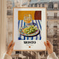 Mosto – Spanish Beverage Drink, Sky Bar Art, styled in a charming Paris street view