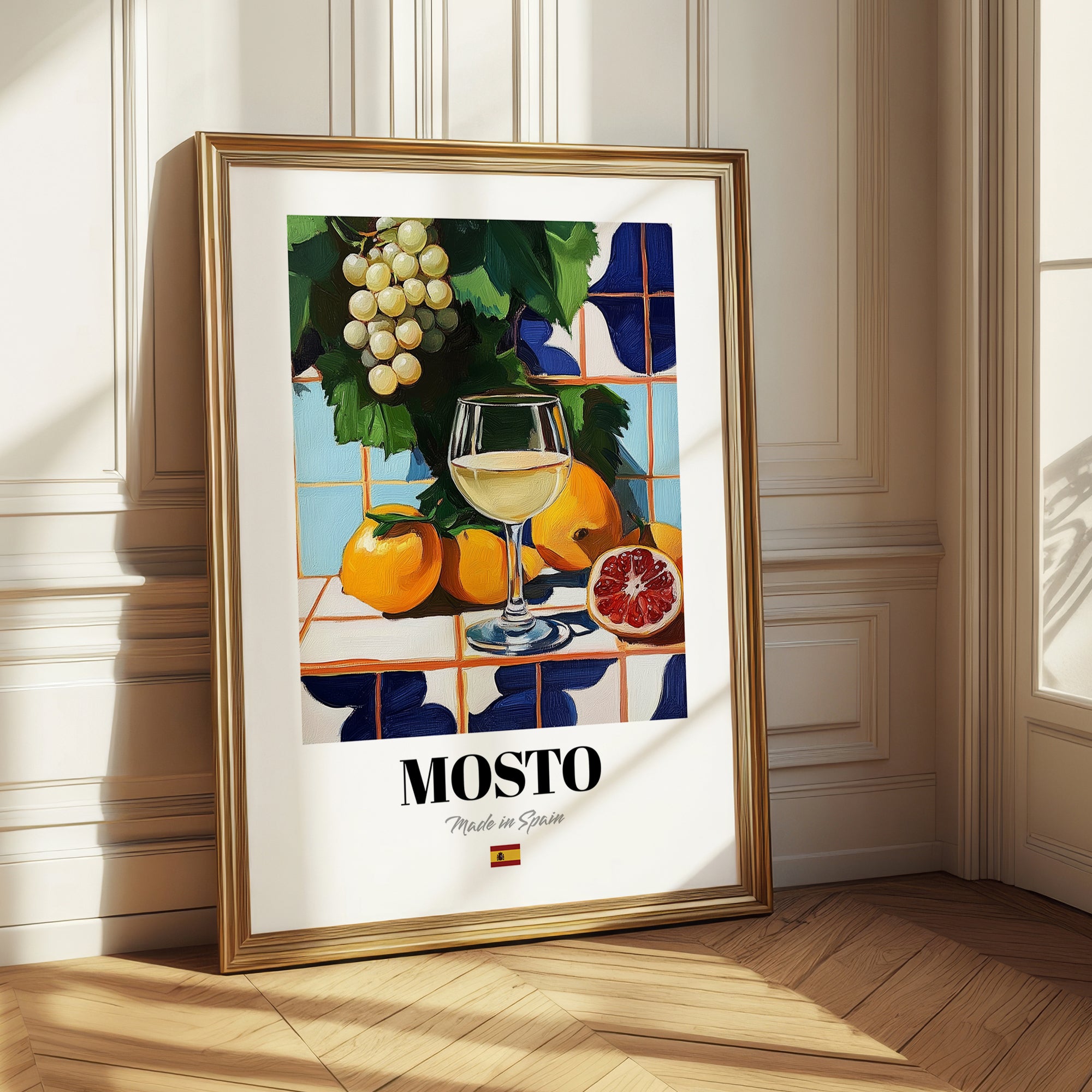 Mosto – Spanish Beverage Drink, Beach Bar Poster
