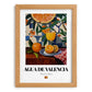 Agua de Valencia – Spanish Cocktail Drink, Hotel Lobby Wall Art, set in oak frame