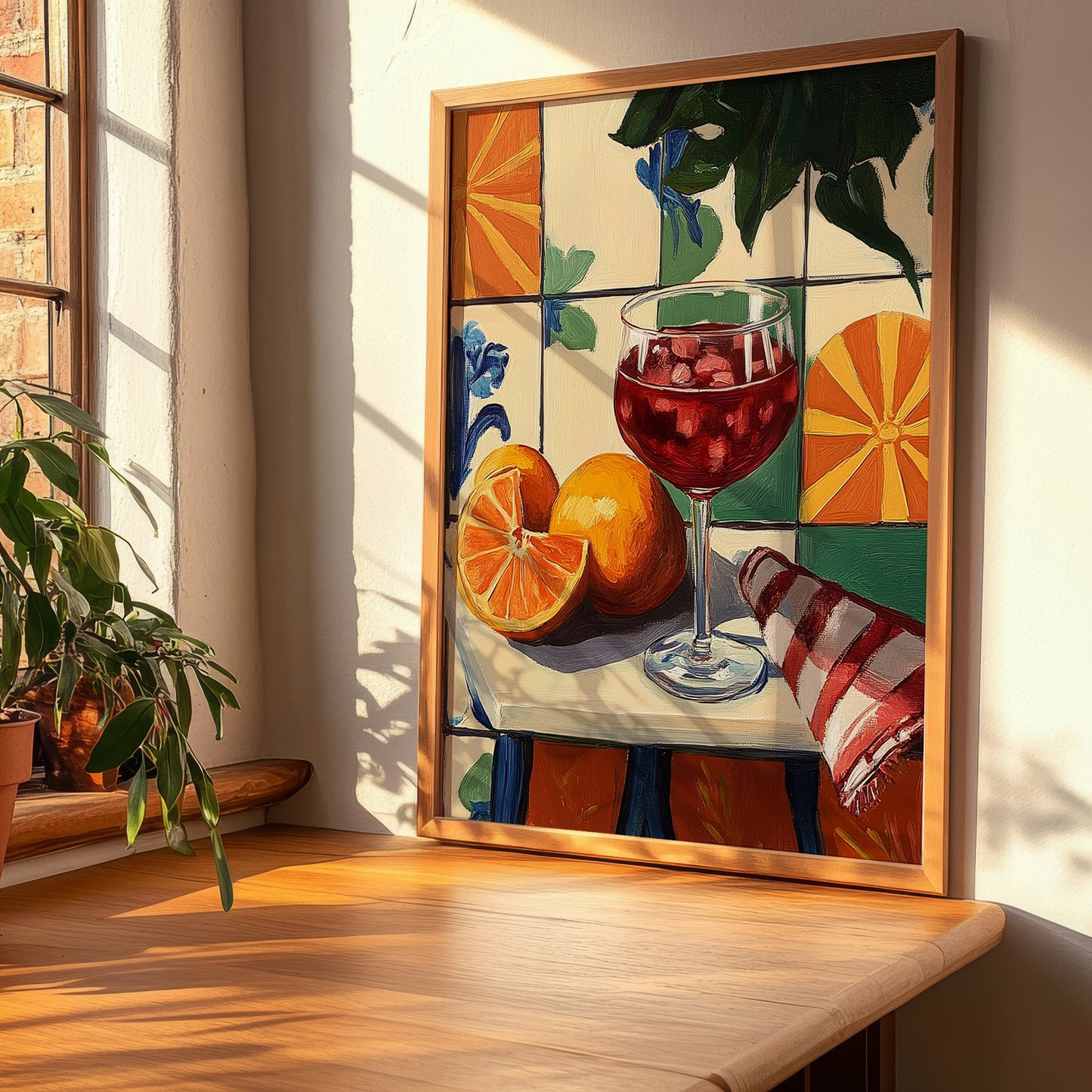 Tinto de Verano – Spanish Cocktail Drink, Sky Bar Art, clean layout with no caption