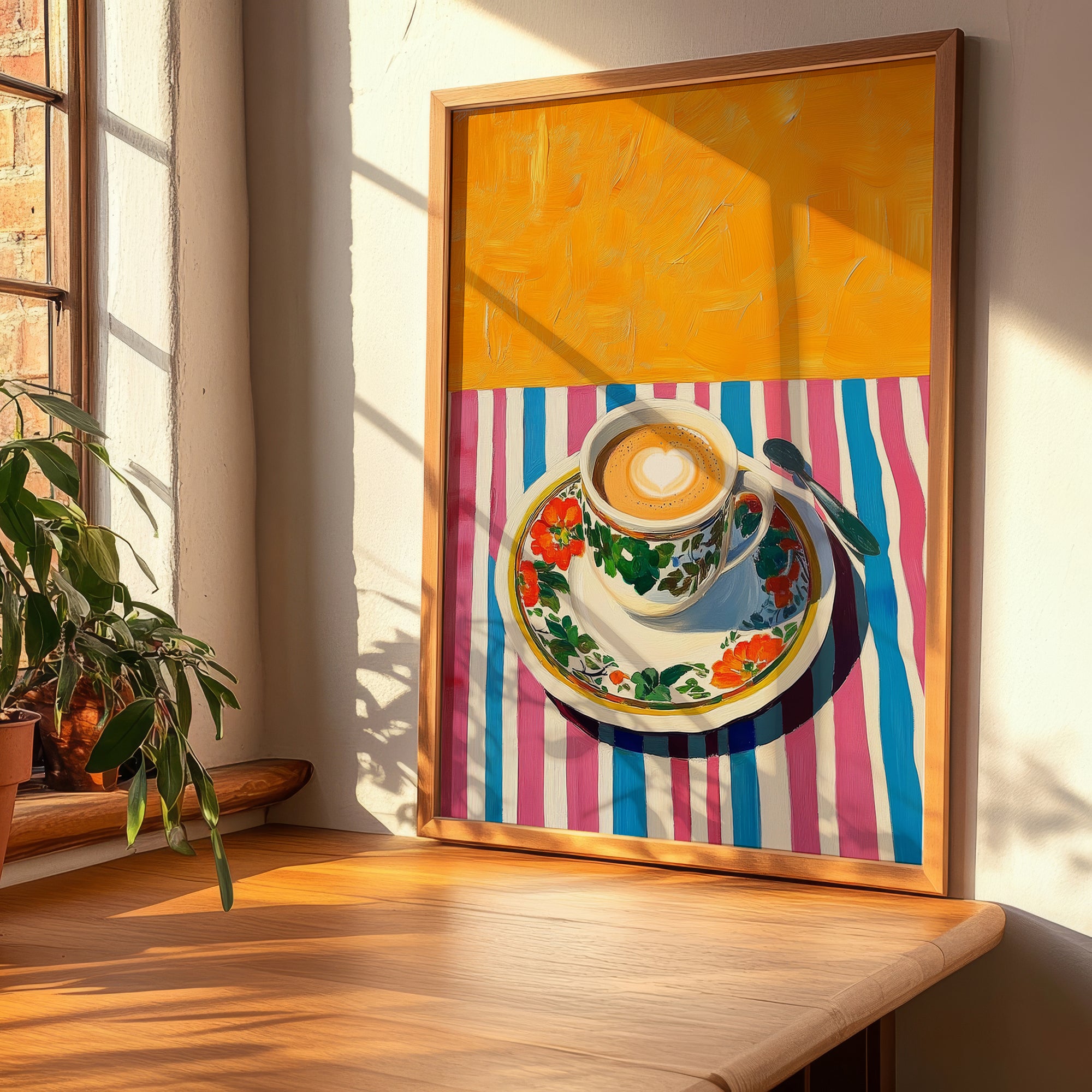 Café Crème – French Coffee, Espresso Bar Wall Art, clean layout with no caption