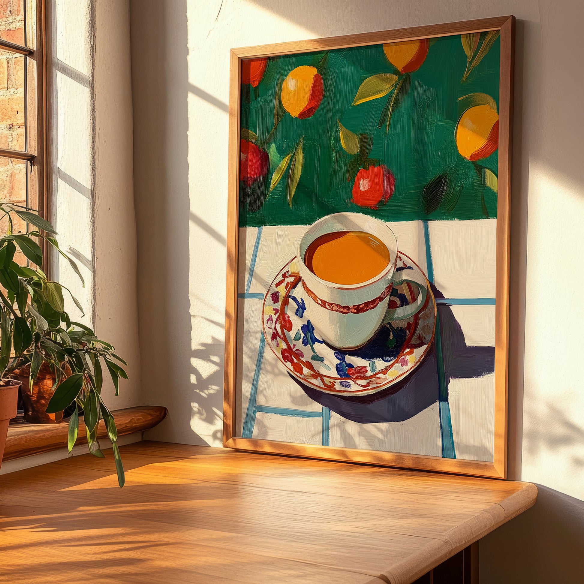 Café Allongé – French Coffee, Street Café Wall Art, clean layout with no caption