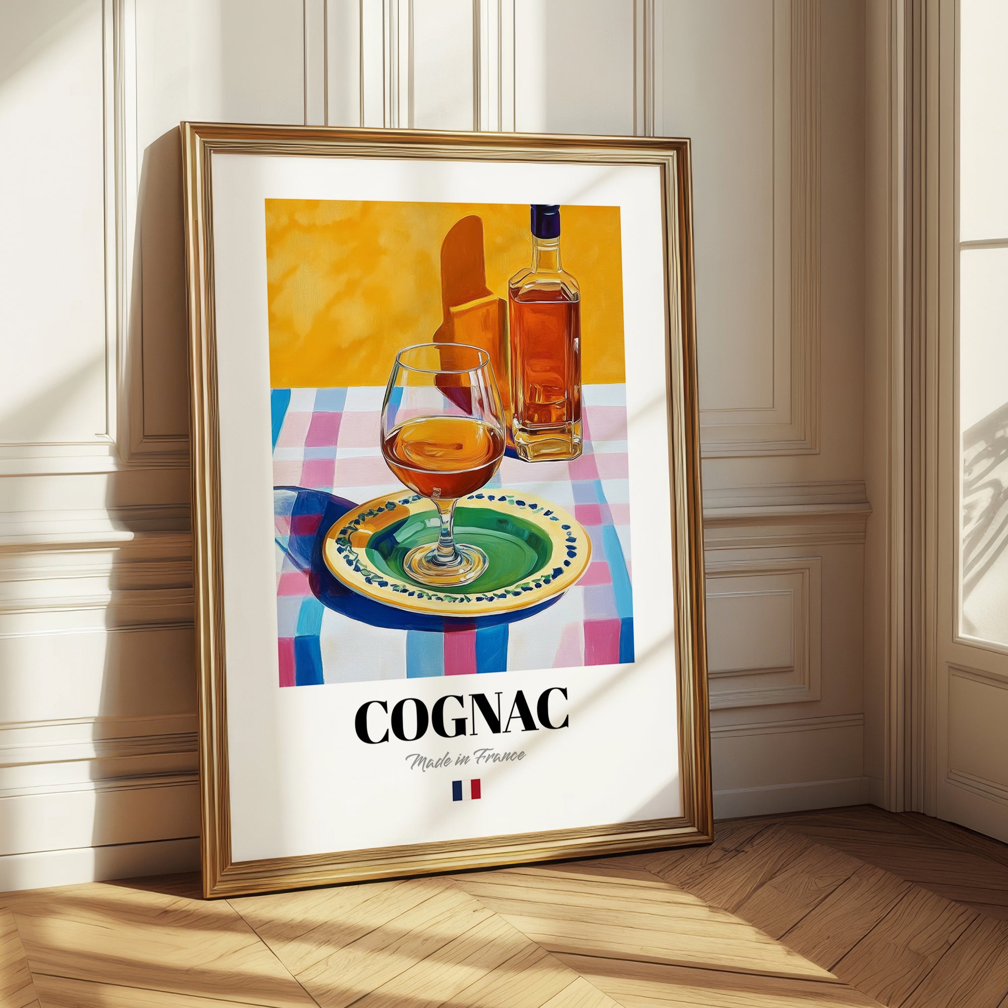 Cognac – French Spirit Drink, Hotel Lobby Painting