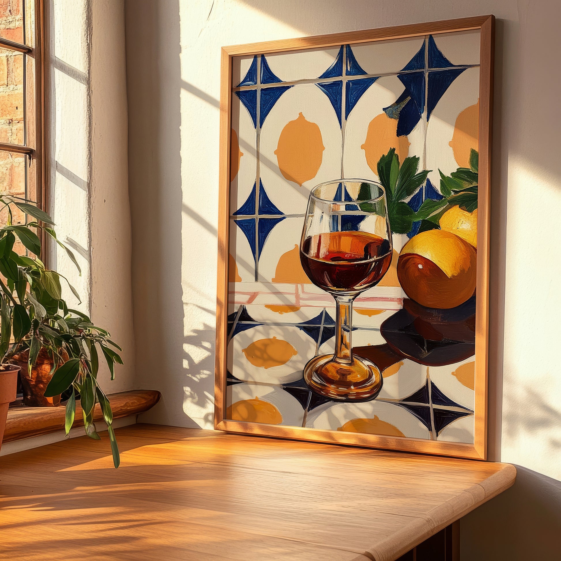 Cognac – French Spirit Drink, Hotel Lobby Art, clean layout with no caption