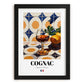 Cognac – French Spirit Drink, Hotel Lobby Art, in sleek black frame