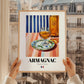 Armagnac – French Spirit Drink, Cocktail Lounge Wall Art, styled in a charming Paris street view