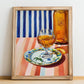 Armagnac – French Spirit Drink, Cocktail Lounge Wall Art, no-text version framed in wood