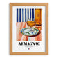 Armagnac – French Spirit Drink, Cocktail Lounge Wall Art, set in oak frame