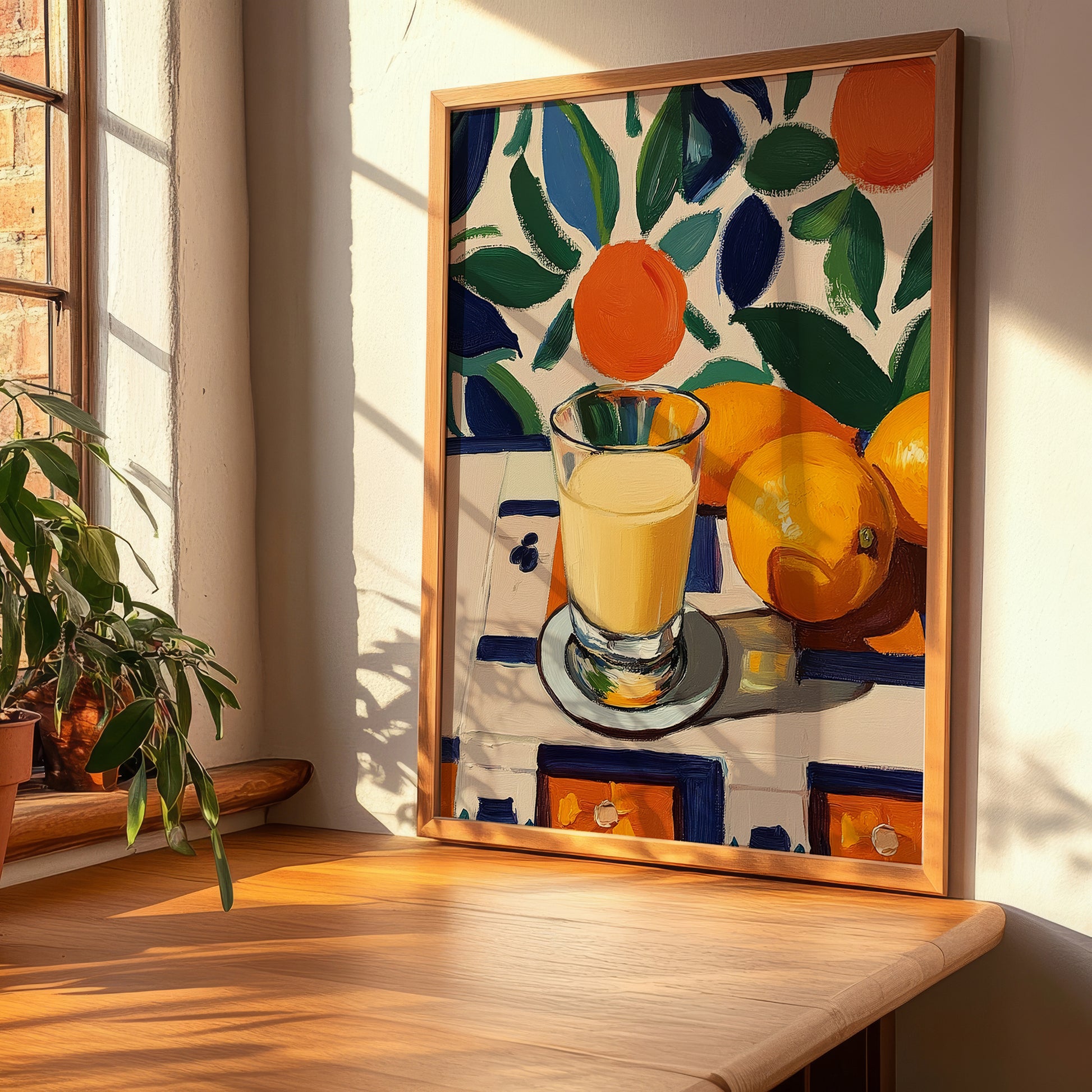 Pastis – French Spirit Drink, Rooftop Terrace Wall Art, clean layout with no caption