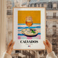 Calvados – French Spirit Drink, Hotel Lobby Wall Art, styled in a charming Paris street view