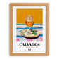 Calvados – French Spirit Drink, Hotel Lobby Wall Art, set in oak frame