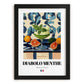 Diabolo Menthe – French Beverage Drink, Beach Bar Poster, in sleek black frame