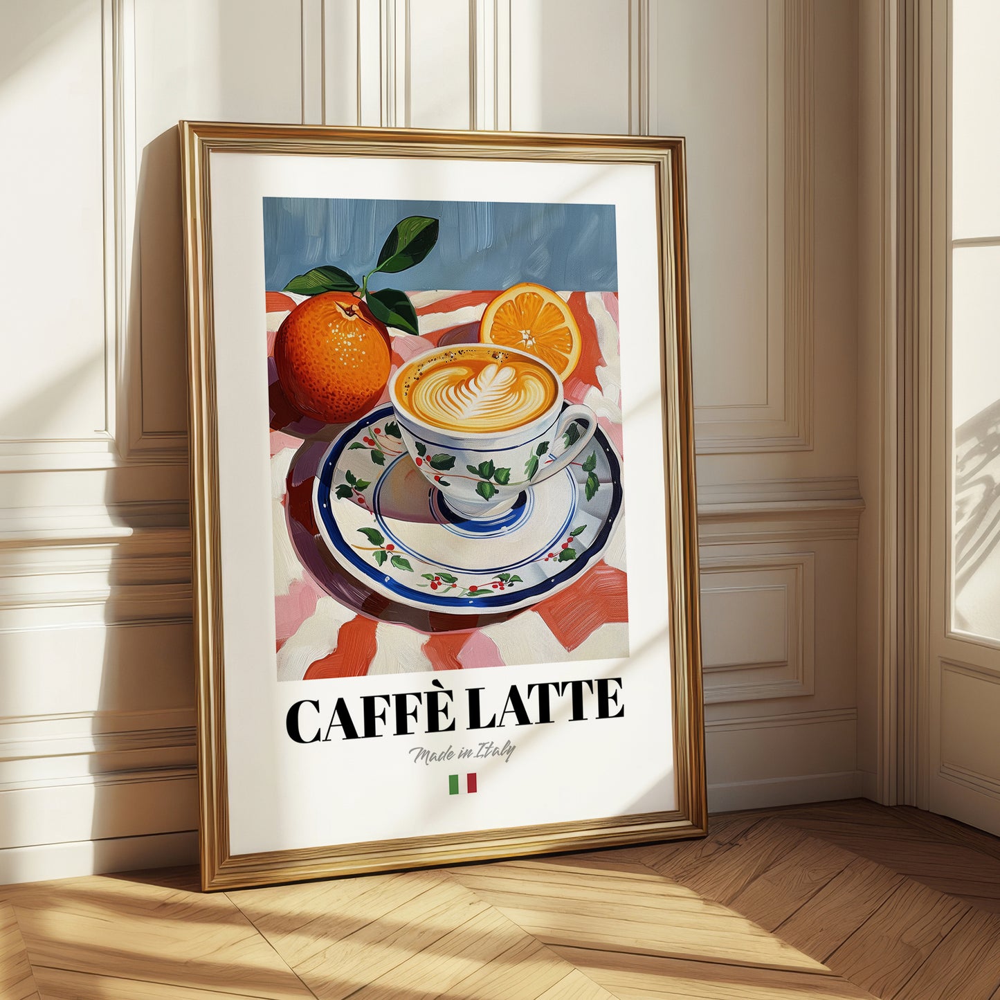 Caffè Latte – Italian Coffee, Espresso Bar Print