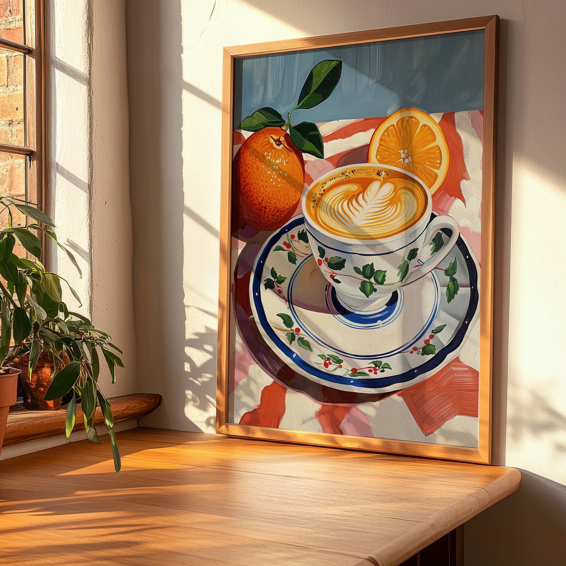 Caffè Latte – Italian Coffee, Espresso Bar Print, clean layout with no caption