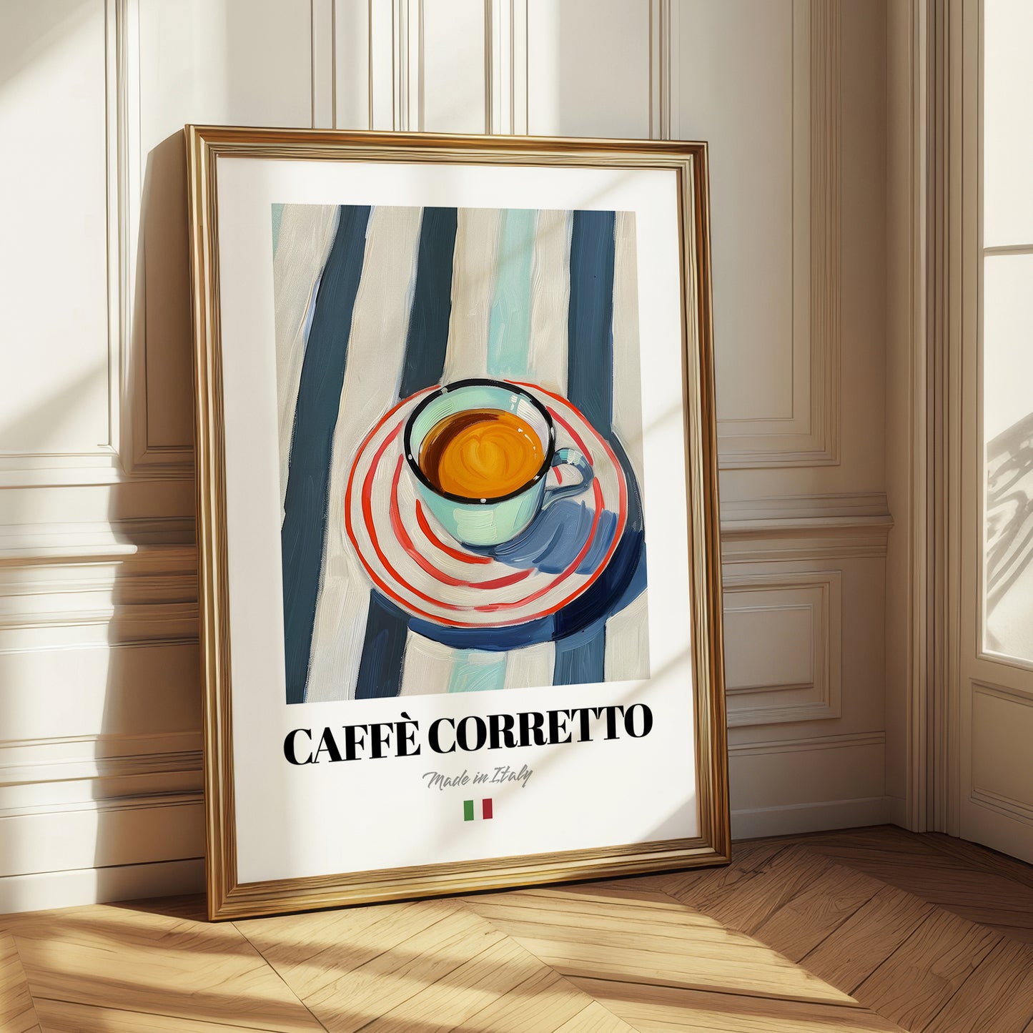 Caffè Corretto – Italian Coffee, Street Café Print