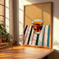 Amaretto – Italian Liqueur Drink, Cocktail Lounge Wall Art, clean layout with no caption