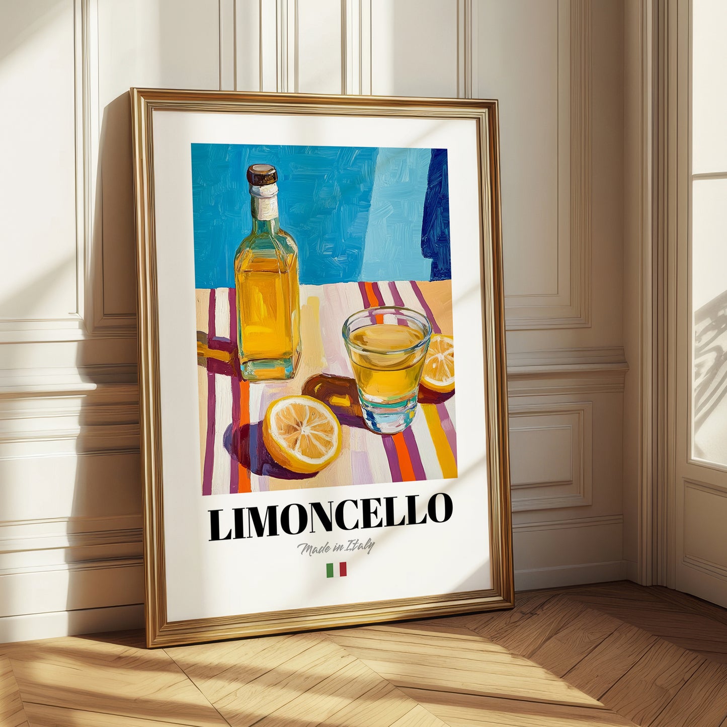 Limoncello – Italian Liqueur Drink, Rooftop Terrace Wall Art