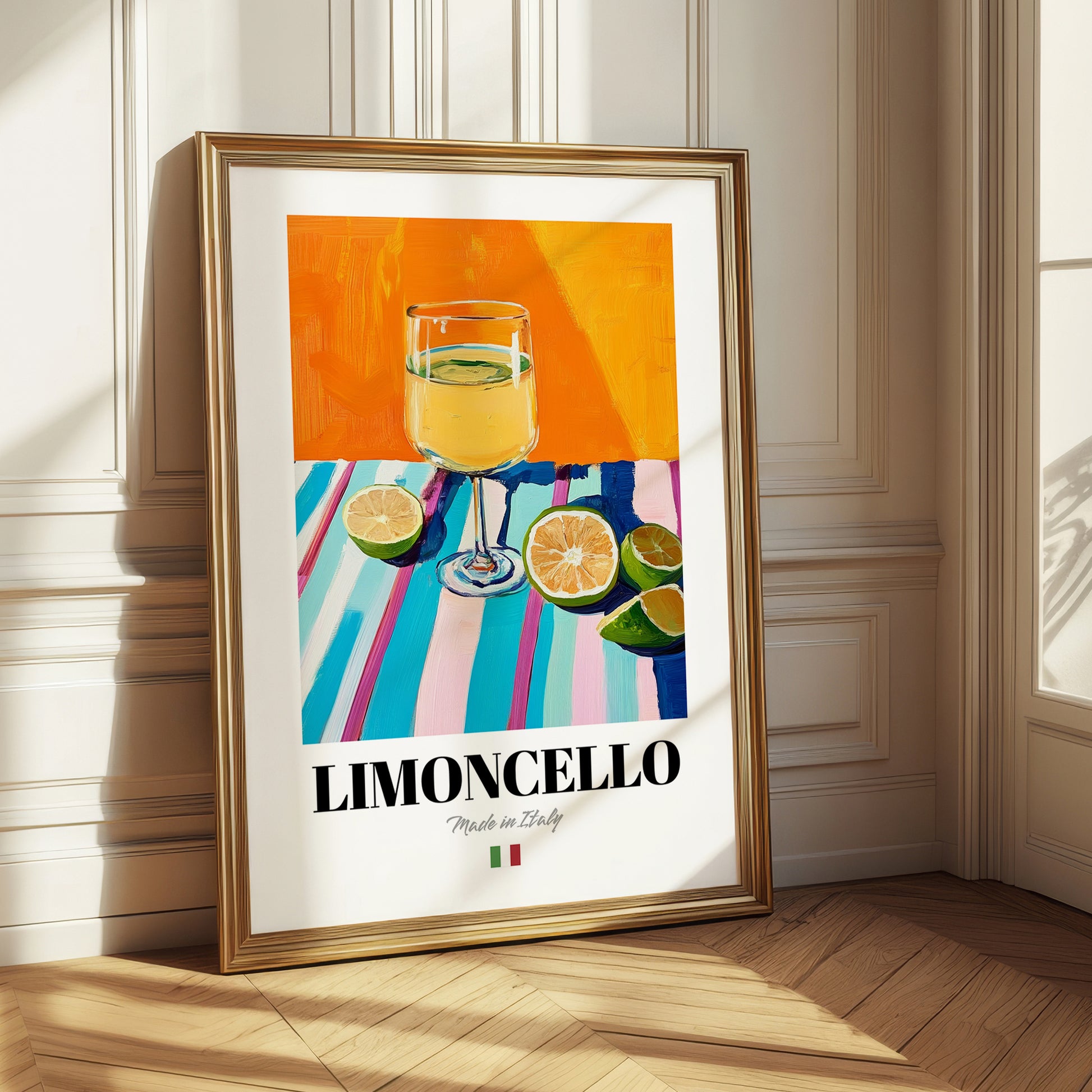 Limoncello – Italian Liqueur Drink, Speakeasy Wall Art