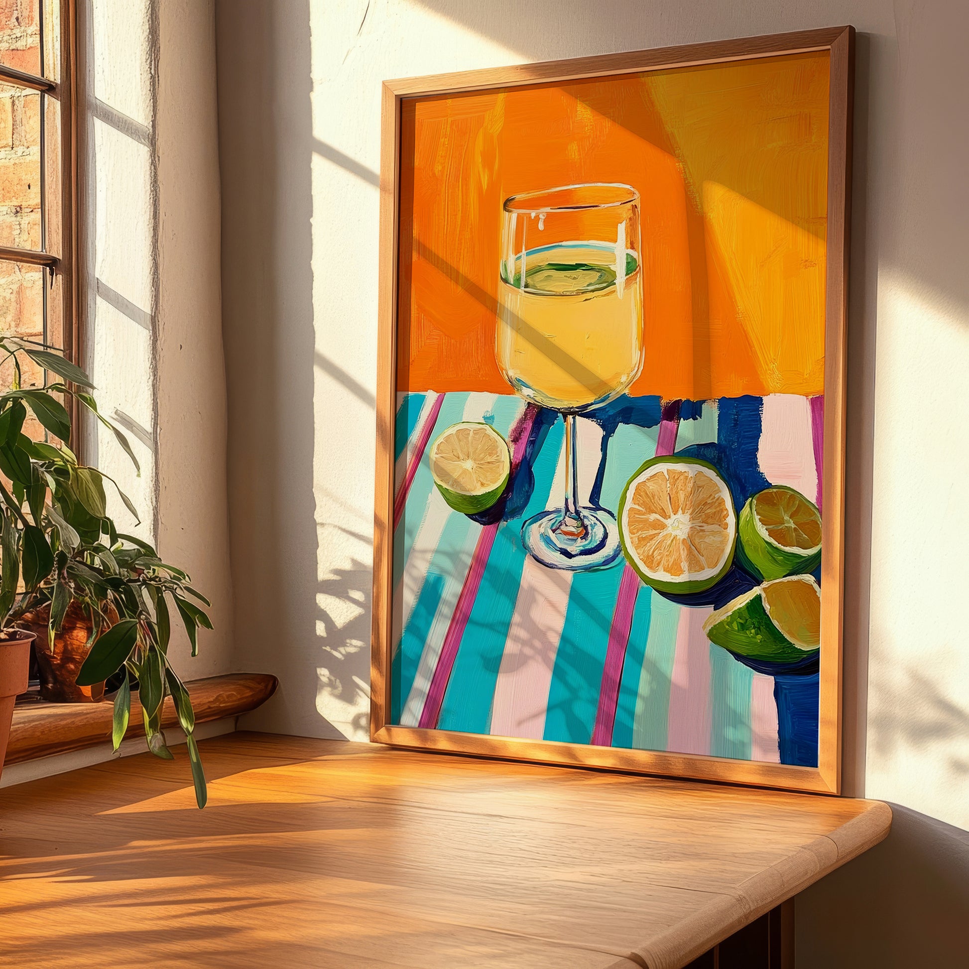 Limoncello – Italian Liqueur Drink, Speakeasy Wall Art, clean layout with no caption