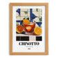 Chinotto – Italian Beverage Drink, Sky Bar Poster, set in oak frame