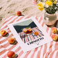 Chinotto – Italian Beverage Drink, Cocktail Lounge Poster, unframed on coastal sand