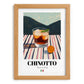 Chinotto – Italian Beverage Drink, Cocktail Lounge Poster, set in oak frame