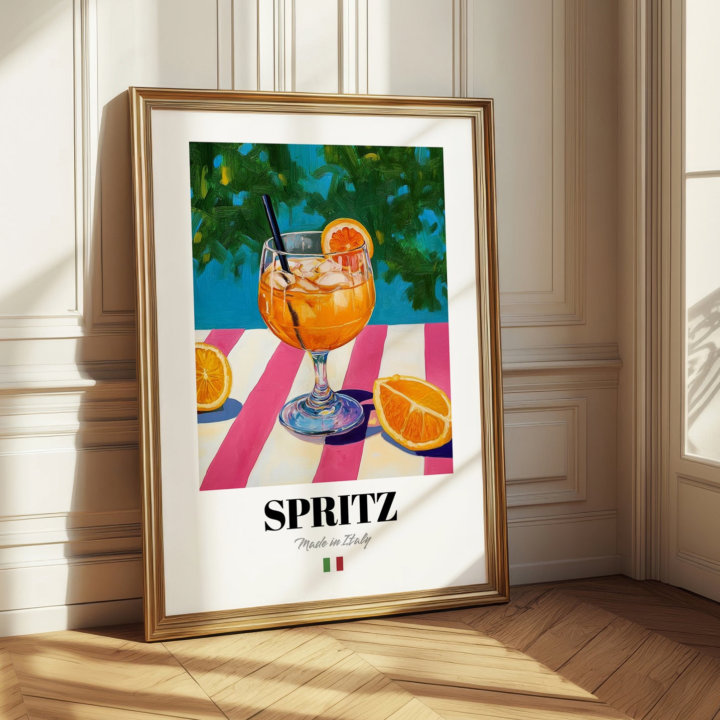 Spritz – Italian Cocktail Drink, Beach Bar Wall Decor
