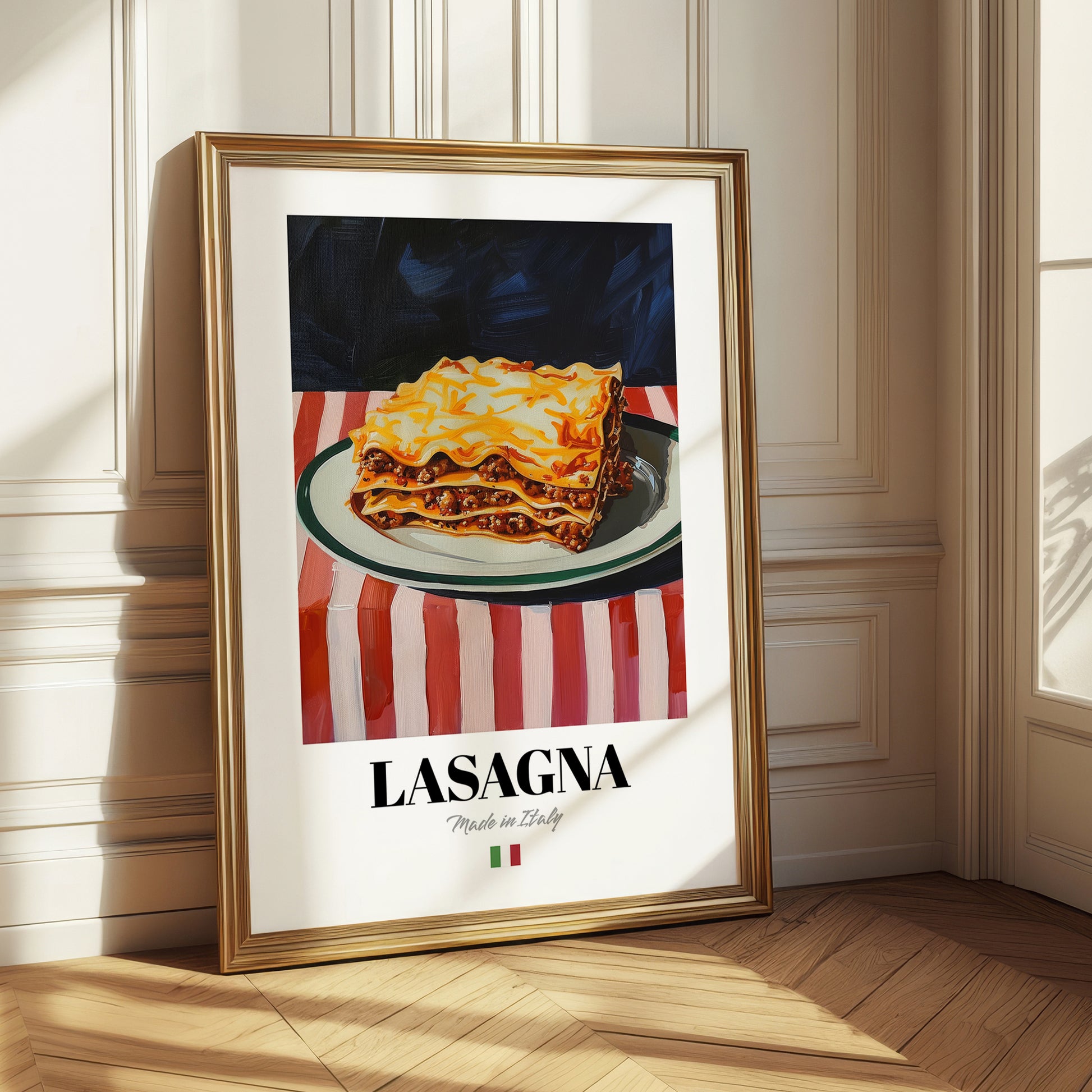 Lasagna – Italian Pasta, Osteria Poster