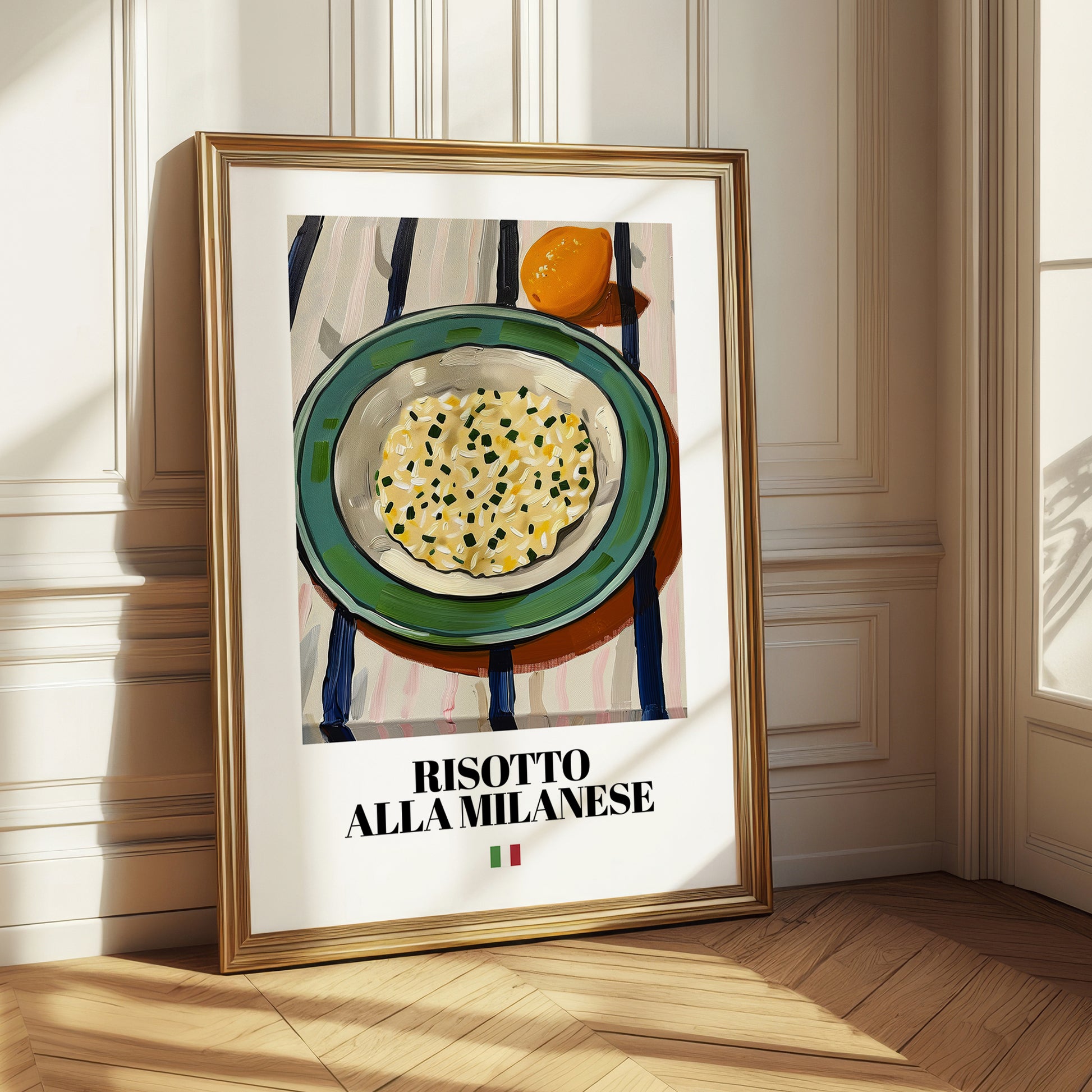 Risotto alla Milanese – Italian Rice Dish, Café Wall Art