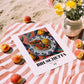Bruschetta – Italian Snack Dish, Farmhouse Kitchen Illustration, unframed on coastal sand