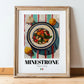 Minestrone – Italian Soup Dish, Café Still Life, in wooden frame leaning on the floor