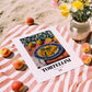 Tortellini – Italian Pasta, Ristorante Still Life, unframed on coastal sand