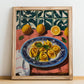 Tortellini – Italian Pasta, Ristorante Still Life, no-text version framed in wood