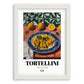 Tortellini – Italian Pasta, Ristorante Still Life, placed in minimal white frame
