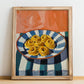 Tortellini – Italian Pasta, Trattoria Poster, no-text version framed in wood
