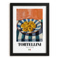 Tortellini – Italian Pasta, Trattoria Poster, in sleek black frame