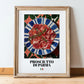 Prosciutto di Parma – Italian Meat Dish, Food Bar Poster, in wooden frame leaning on the floor