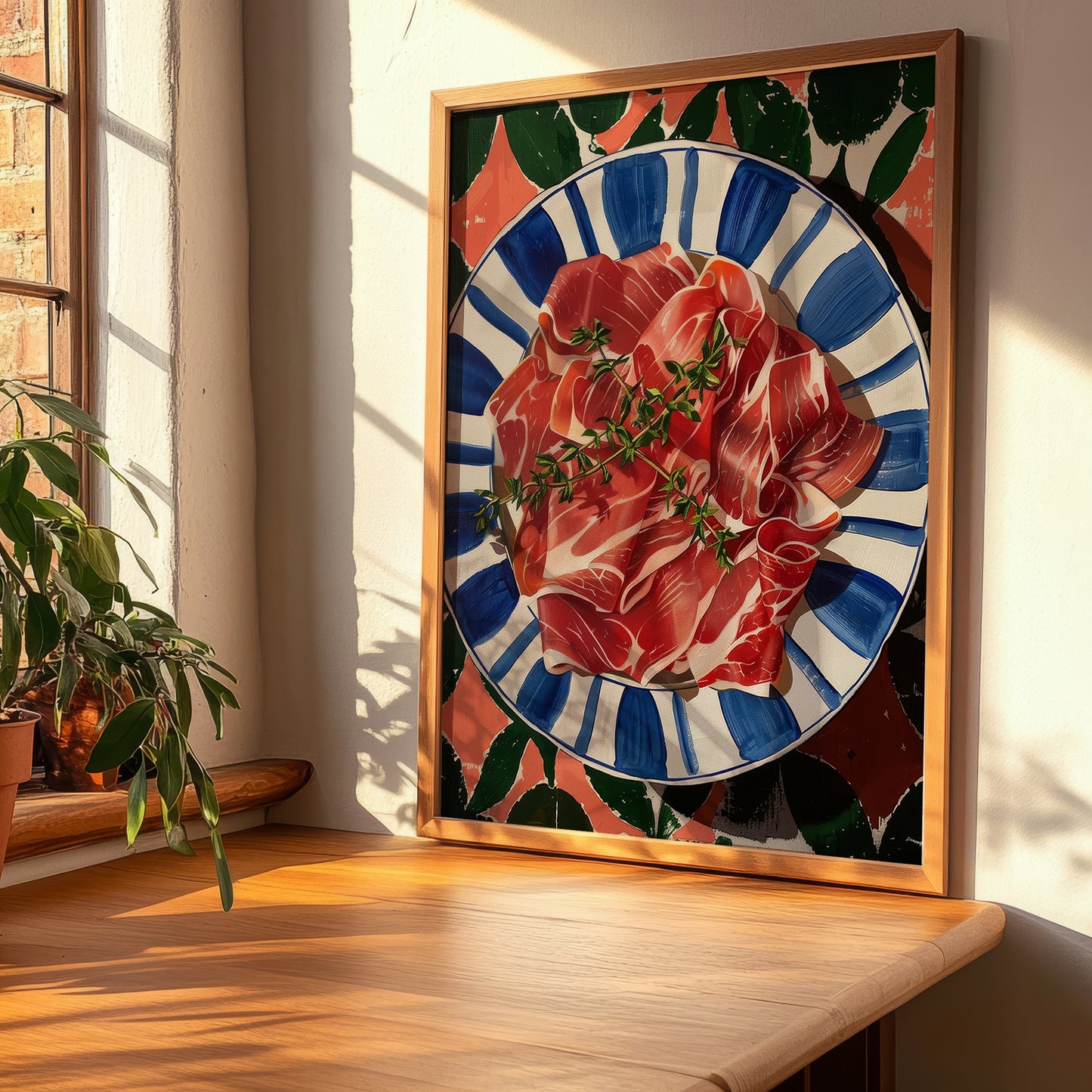 Prosciutto di Parma – Italian Meat Dish, Food Bar Poster, clean layout with no caption