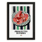 Prosciutto di Parma – Italian Meat Dish, Farmhouse Kitchen Painting, in sleek black frame